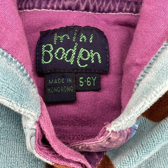 Mini Boden Hooded Cover Up Dress Size 5-6Y - Picture 5 of 5